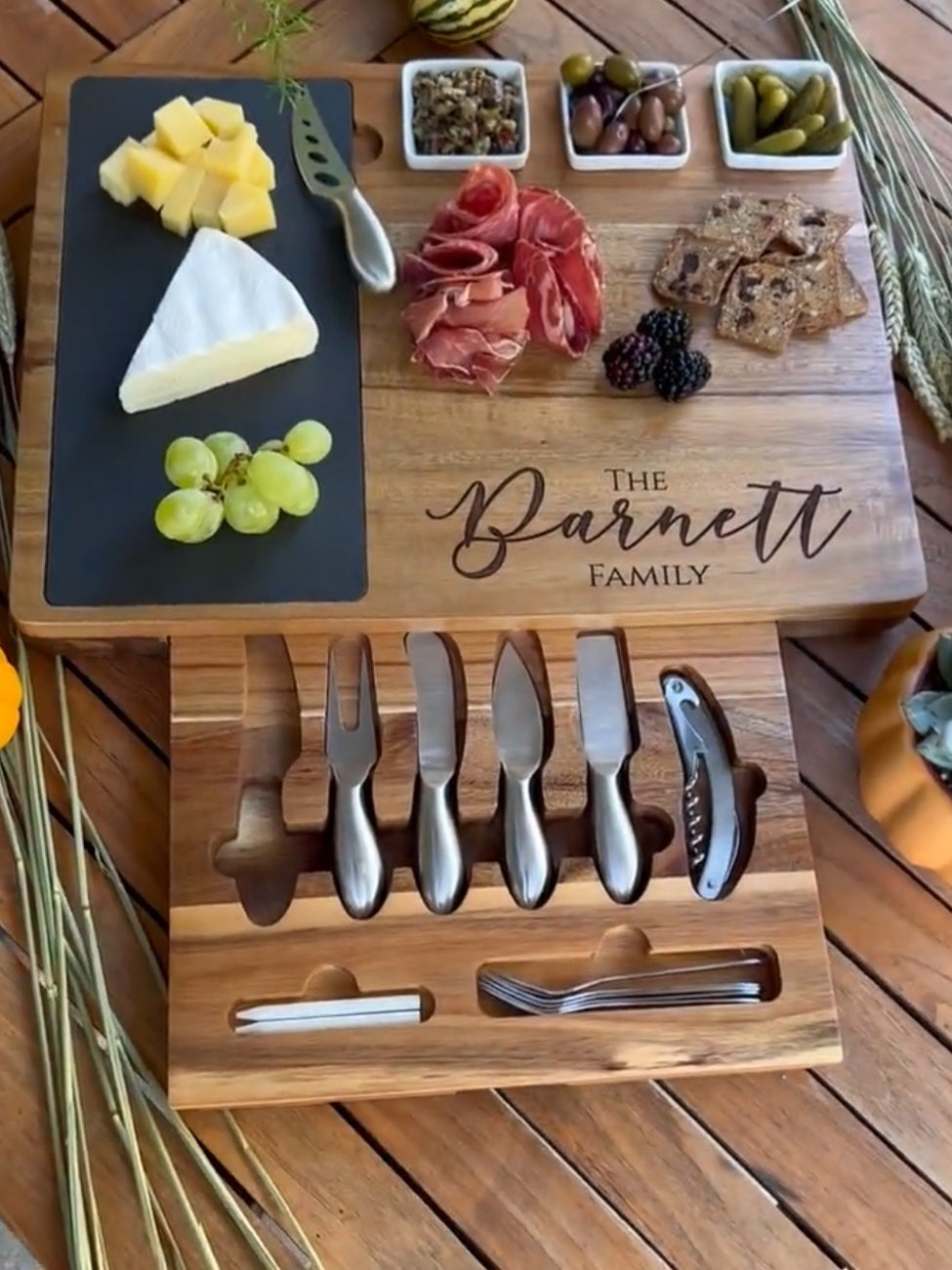 Custom Family Charcuterie Board