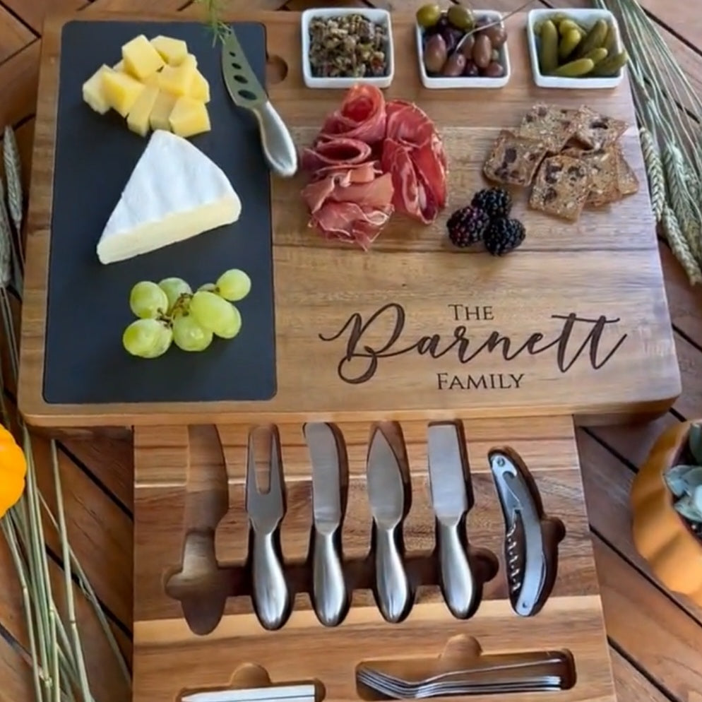 Custom Family Charcuterie Board