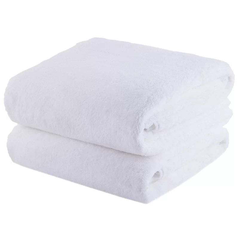 Custom Monogrammed Luxury Bath Sheet Package (Set of 2 Bath Sheets, 2 Hand Towels)