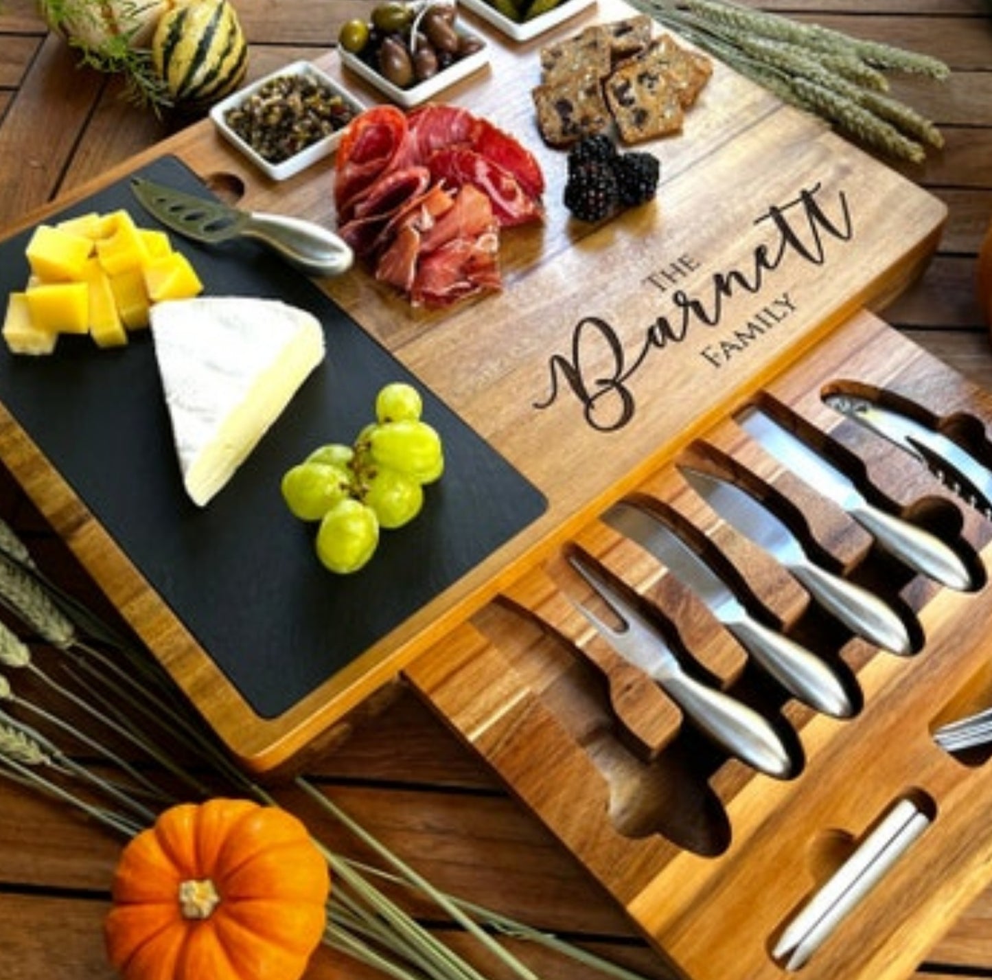 Custom Family Charcuterie Board